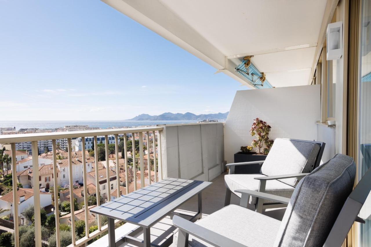 Cannes Panorama - Piscine, Vue Mer, Parking, Clim Exteriör bild