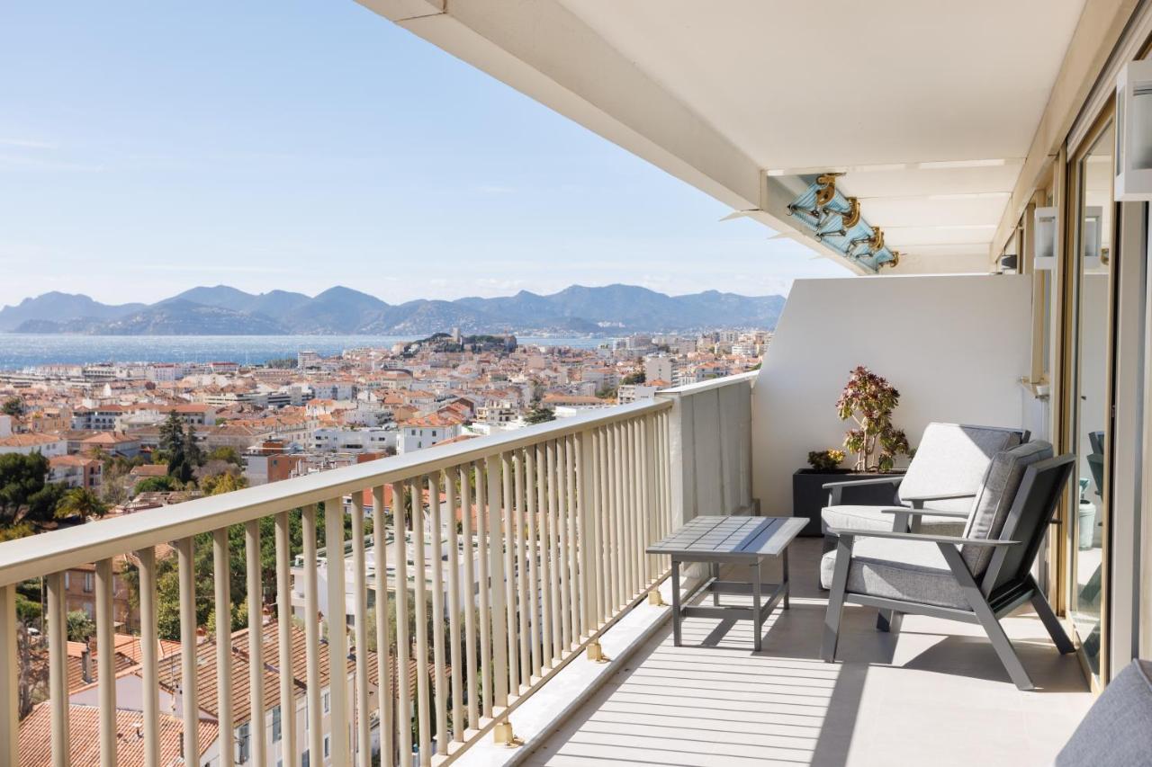 Cannes Panorama - Piscine, Vue Mer, Parking, Clim Exteriör bild